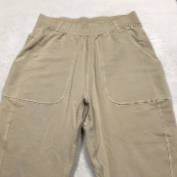 LULULEMON Jogger Pants Men M (32x26) Light Camel Tan AT EASE Cuffed Non Drawstr - Picture 3 of 12